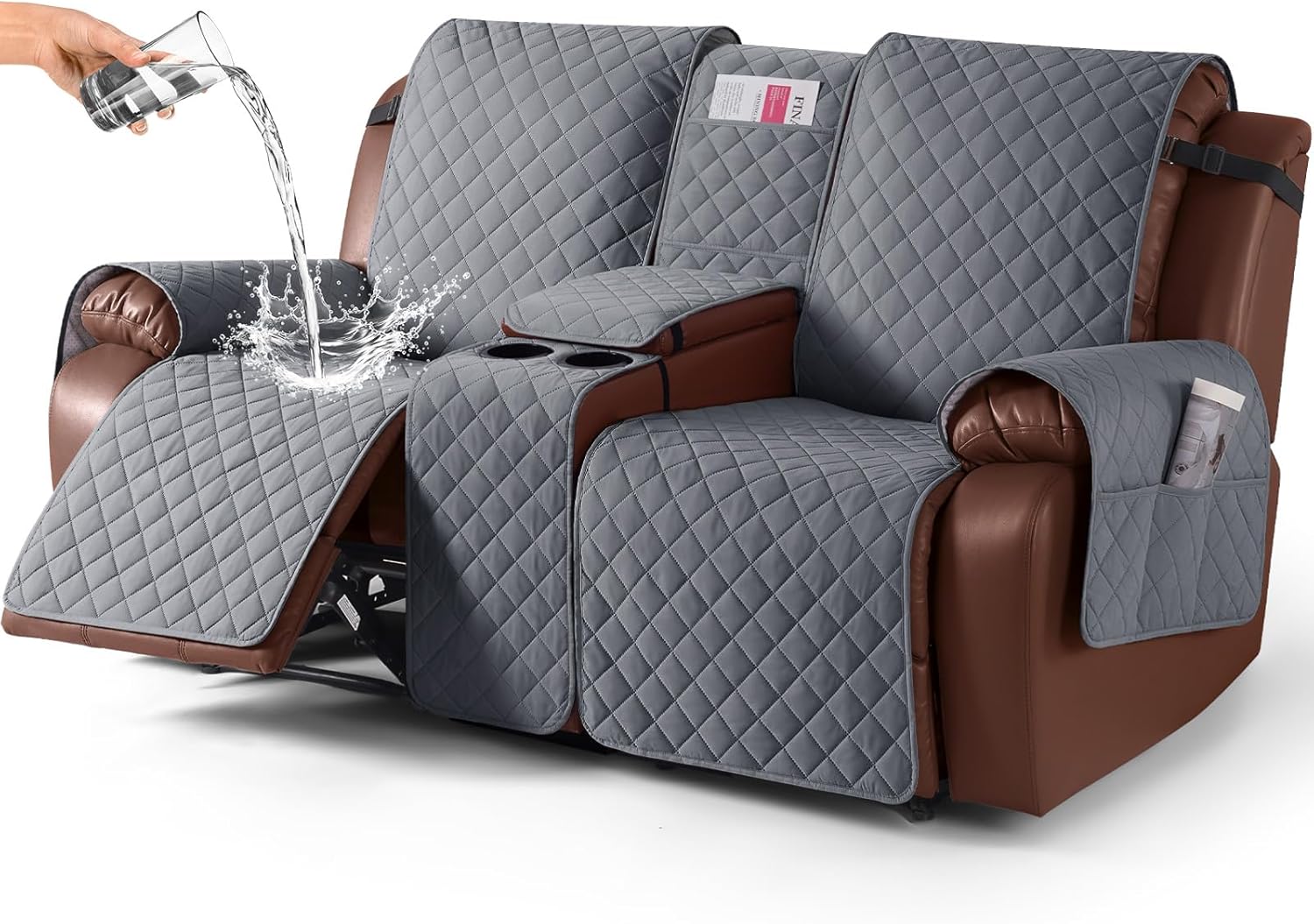 KinCam Waterproof Recliner Loveseat Cover