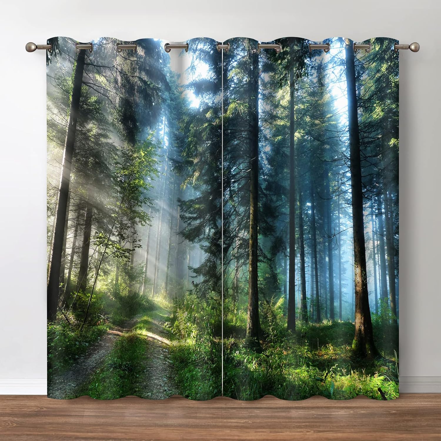 Jekeno Forest Scenery Blackout Curtains
