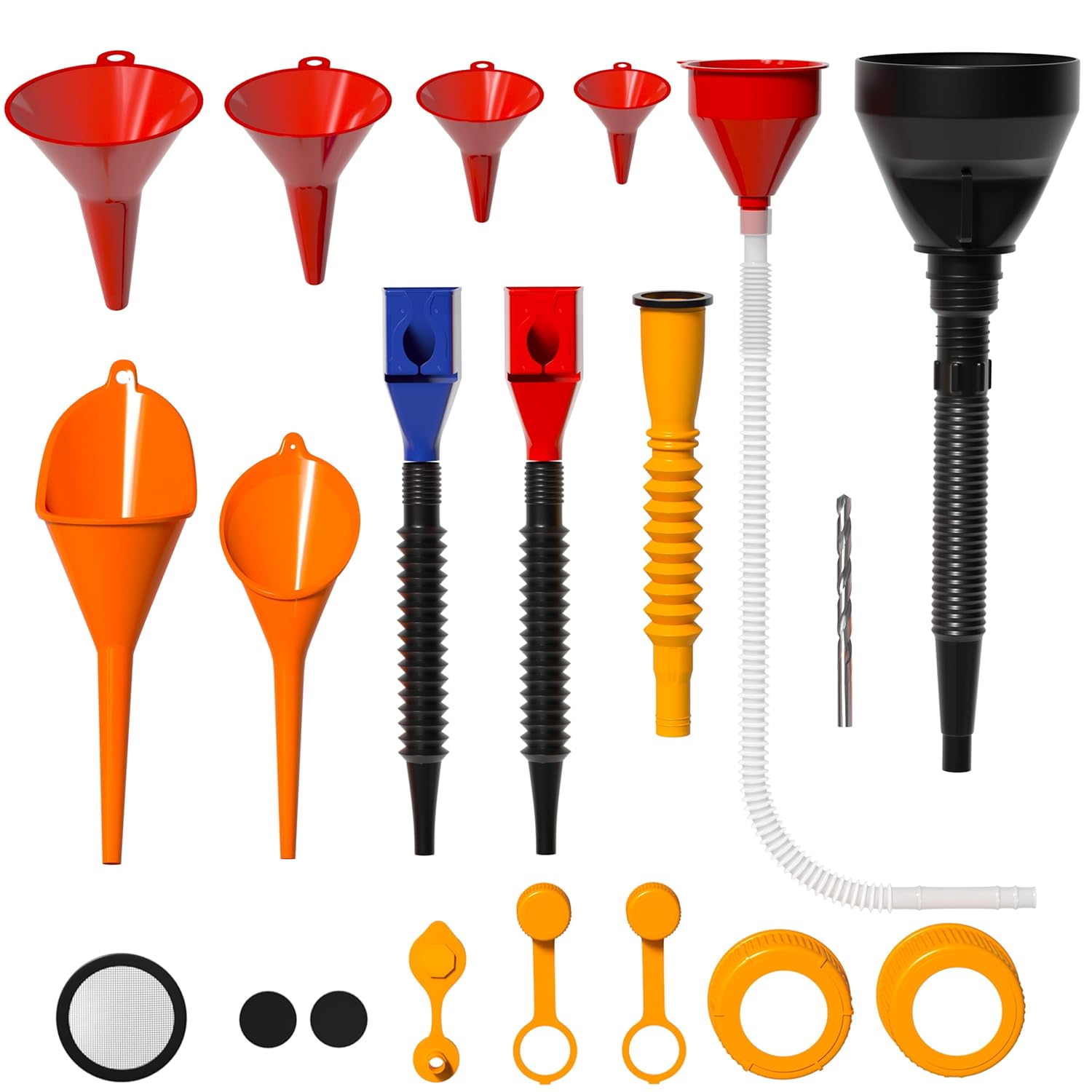 KJE 19pc Automotive Funnel Set