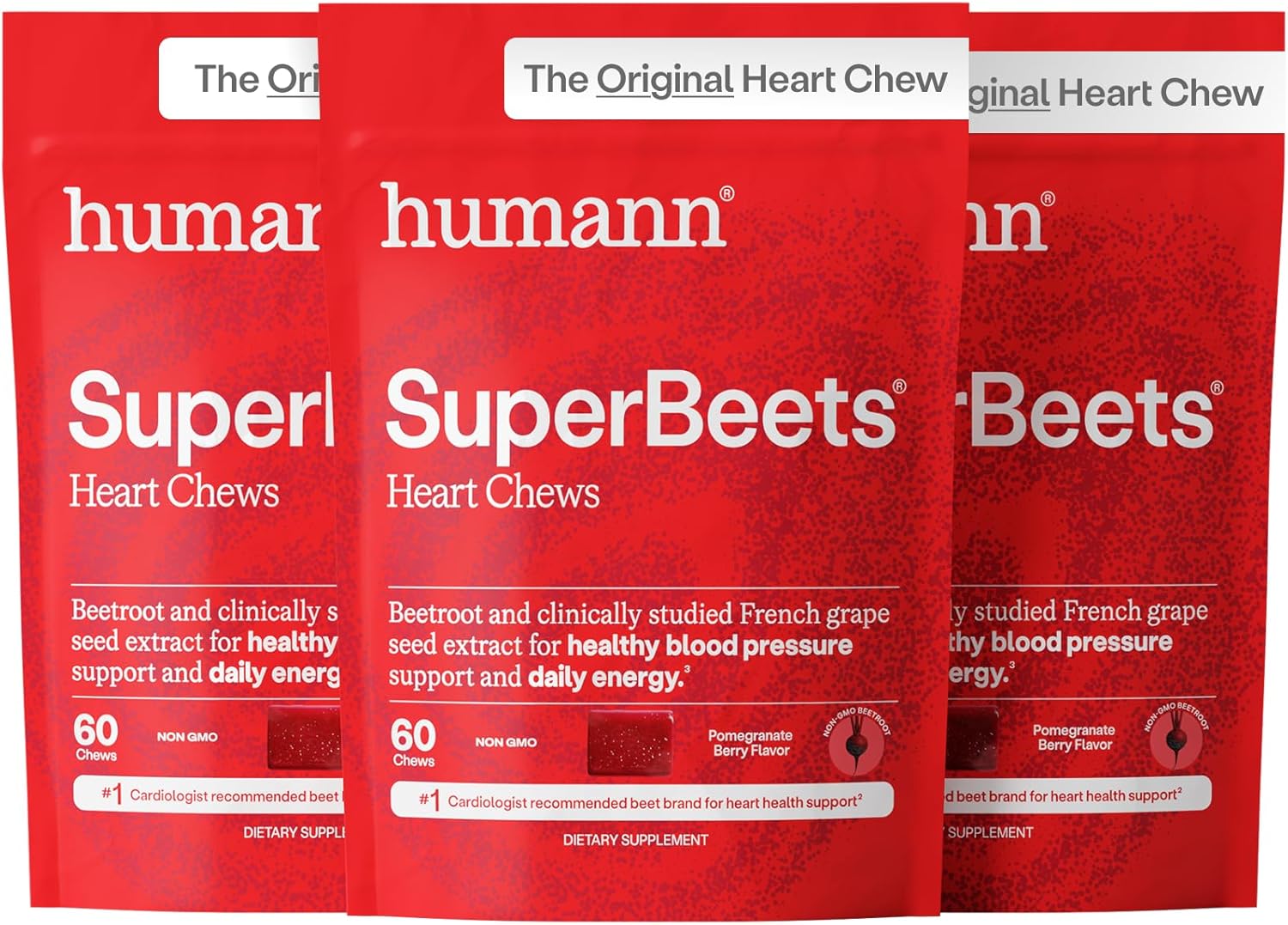 HumanN SuperBeets Heart Chews